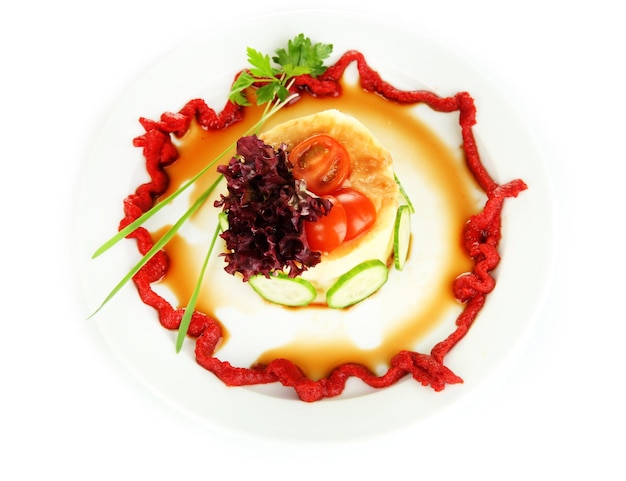 farfurie cu preparat colorat